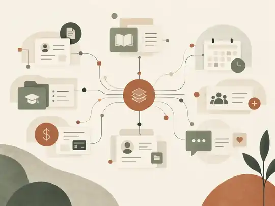 Lagos Business School connected education operating flow spanning applications admissions payments documents and student services